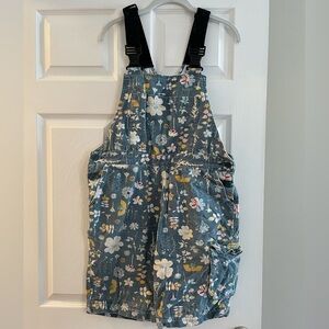 Rosie's Workweat Floral Print Women's Shortoralls